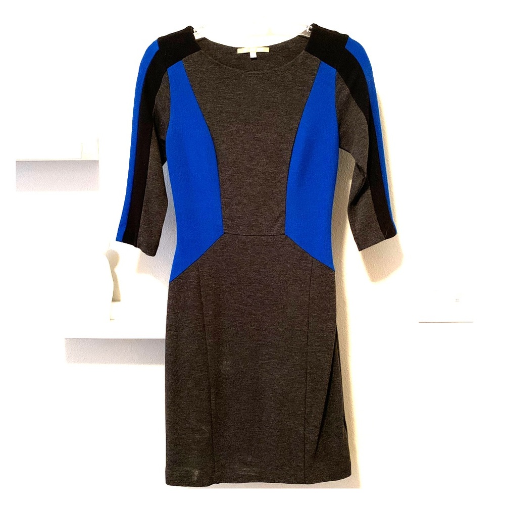 Gianni Bini Colorblock Knit Dress, Size XS